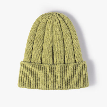 Solid Color Thick Knit Beanie