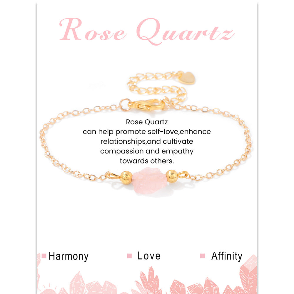 Elegant Irregular Stone Simple Beaded Bracelets