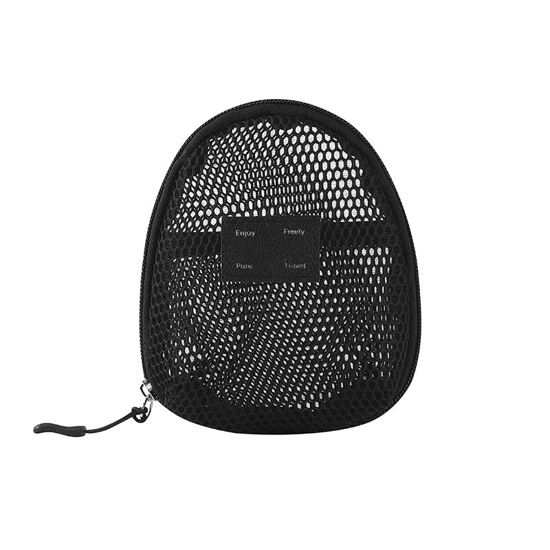 Solid Color Mesh Mini Make Up Bags