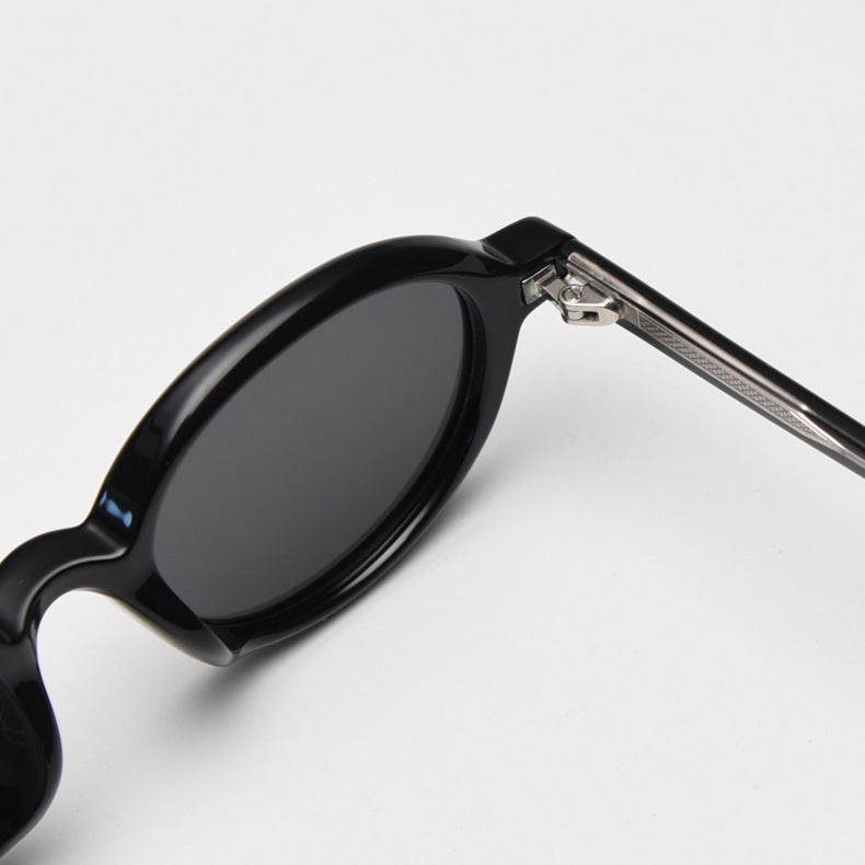 Retro Small Round Frame Polarized Sunglasses