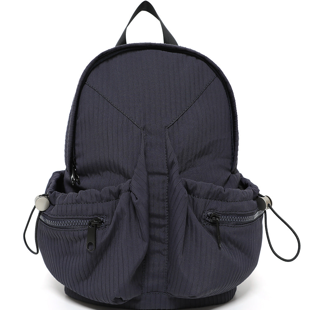Lightweight Ruffled Portable Backpack