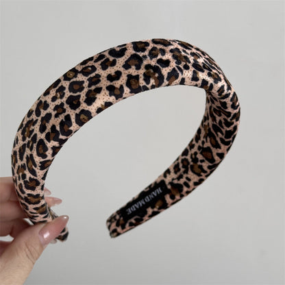 Leopard Print Sponge Wide Headnands