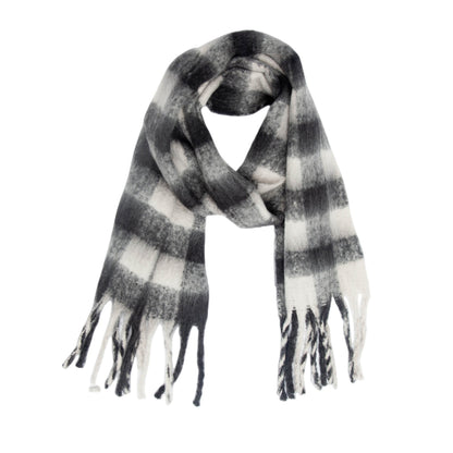 Coloful Plaid Tassel Scarves