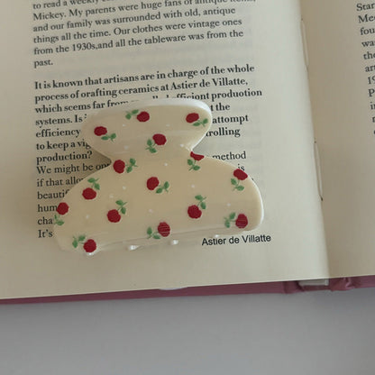 Cute Bow Flower Claw Clip