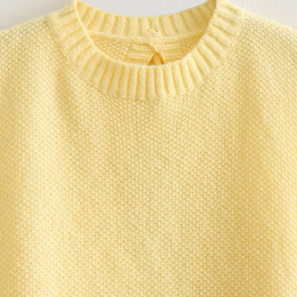 Casual Round Neck Sleeveless Backless Vest