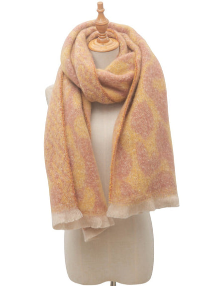 Vintage Leopard Print Soft Scarves