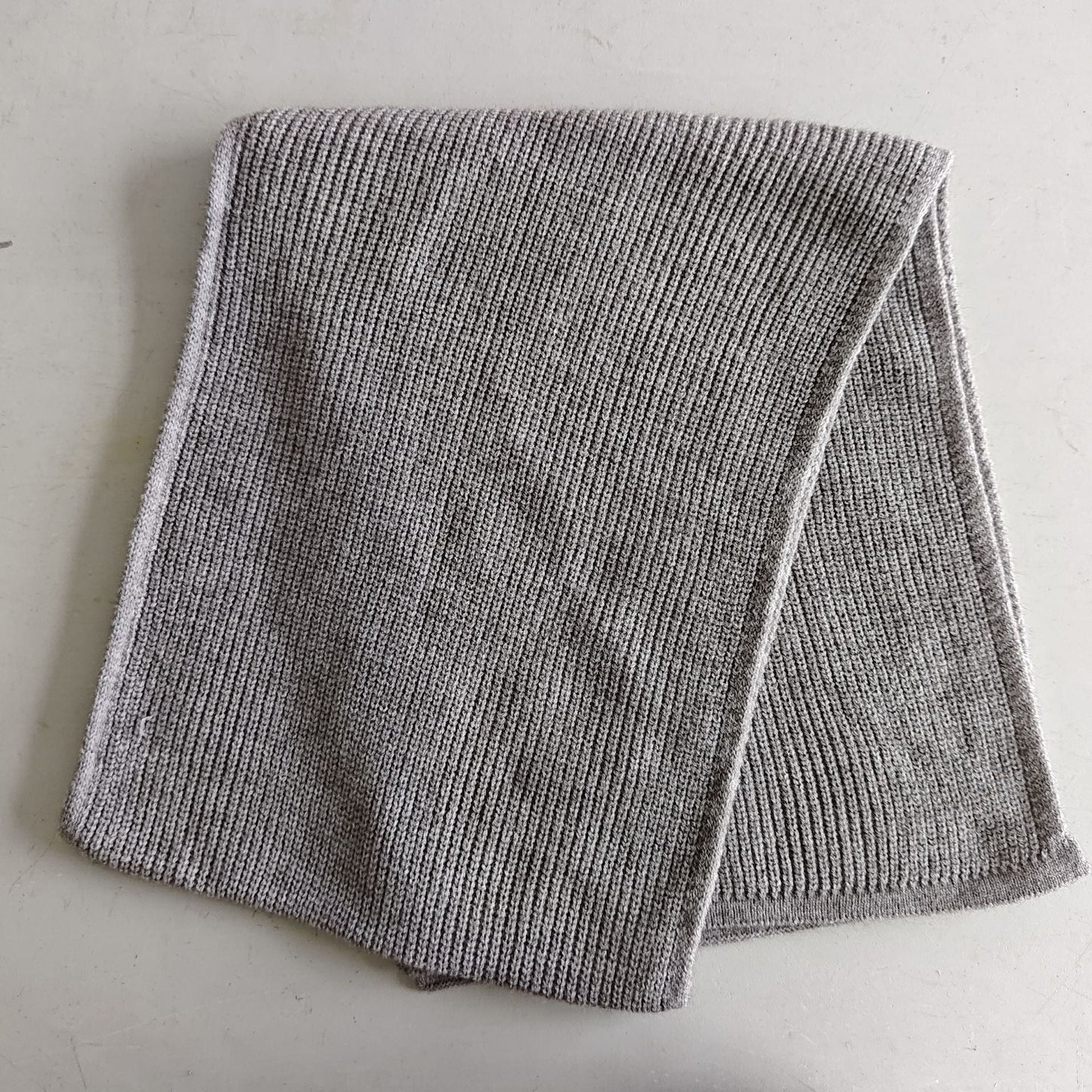 Solid Color Ribbed Simple Knit Scarve