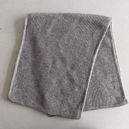 Solid Color Ribbed Simple Knit Scarve