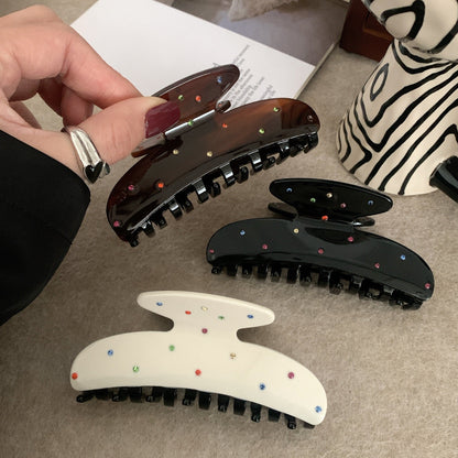 Colourful Rhinestone Simple Grab Clip