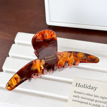 Minimalist Large Acetate Shark Hair Claw