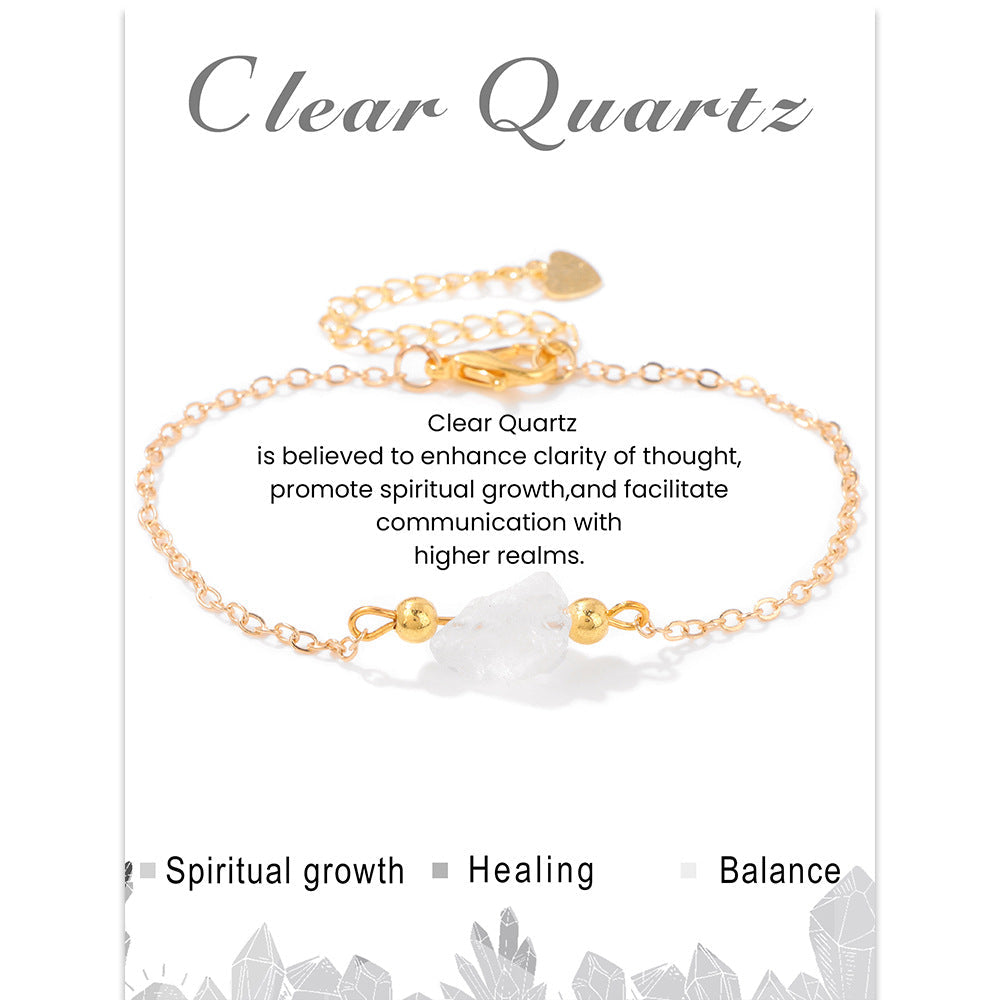 Elegant Irregular Stone Simple Beaded Bracelets