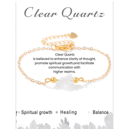 Elegant Irregular Stone Simple Beaded Bracelets