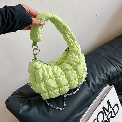 Cute Cloud Puffer Chain Mini Handbag