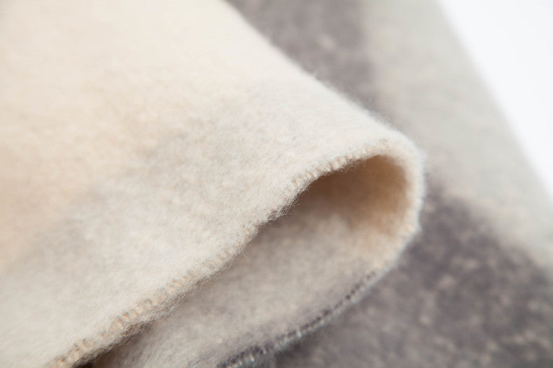 Irregular Print Tassel Vintage Scarf