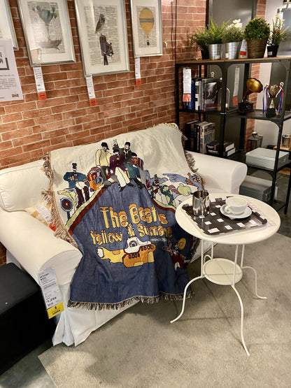 Retro Artistic Beatles Abbey Road Soft Blanket
