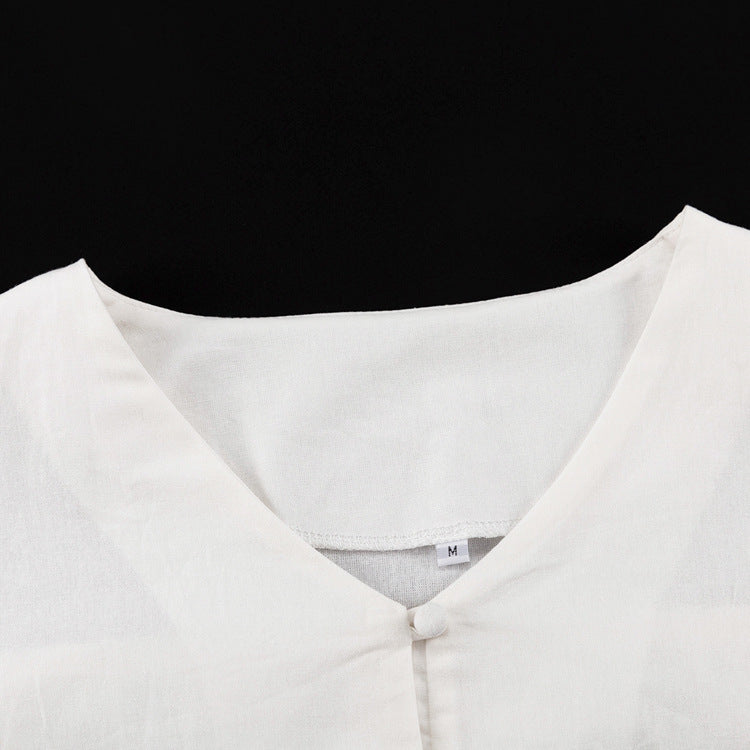 Solid Color Flounce Top Short Set