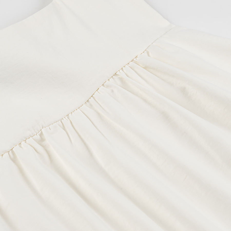 Solid Color Ruched  Sleeveless Tank Top