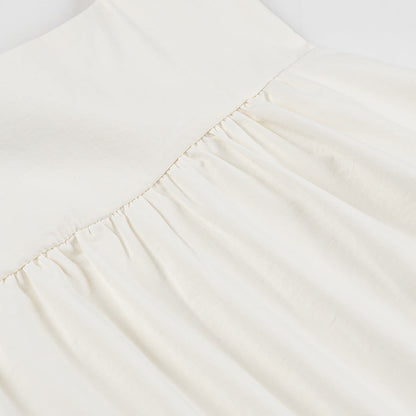 Solid Color Ruched  Sleeveless Tank Top