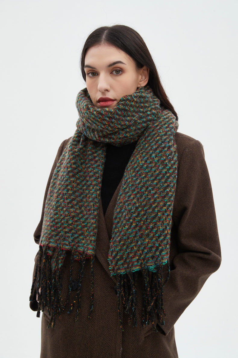 Vintage Tassle Simple Scarves