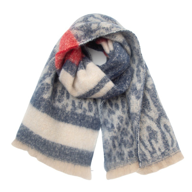 Vintage Leopard Print Scarves