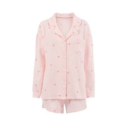 Love Print Casual Soft Homewear Sets