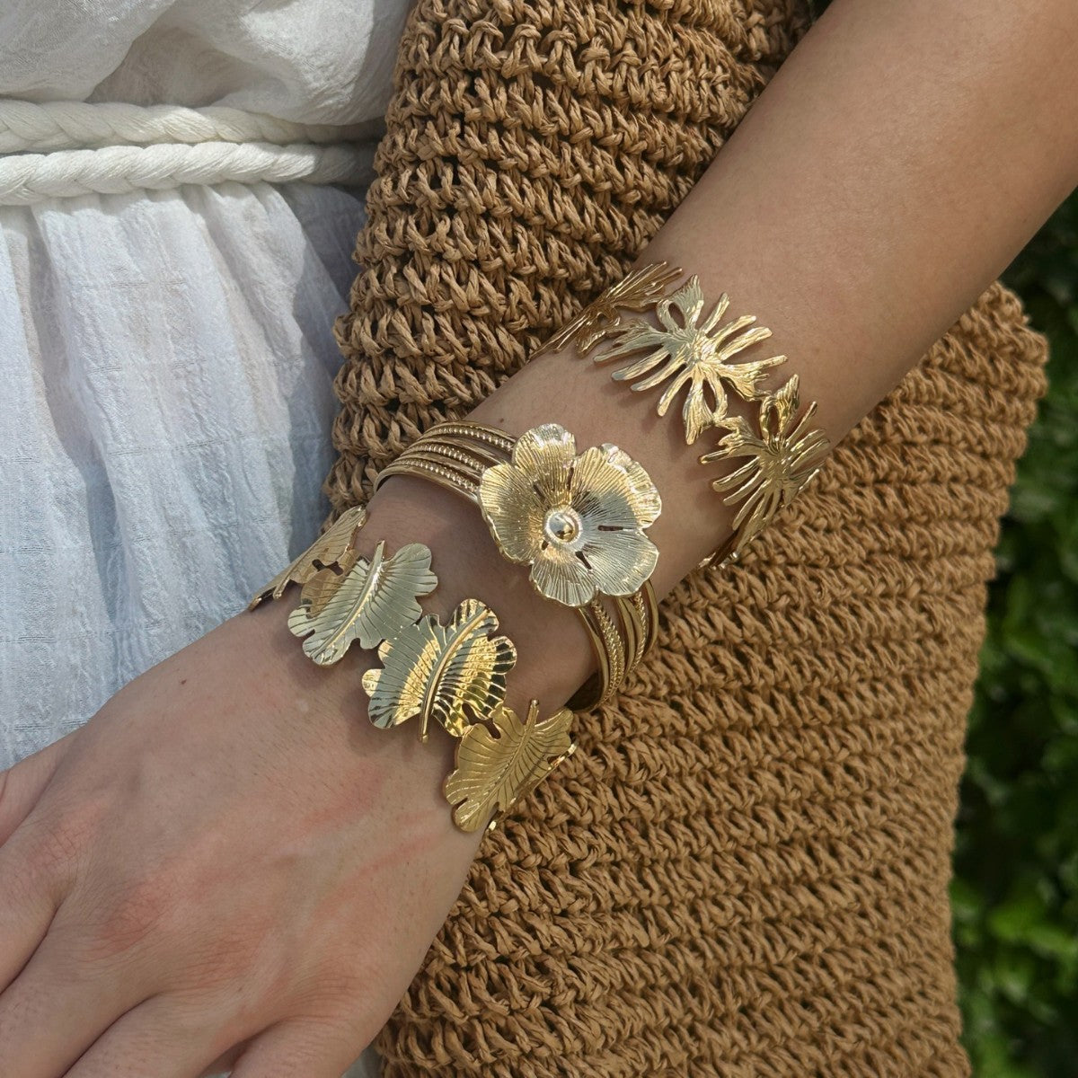 Vintage Irregular Hollow Geometric Bracelet