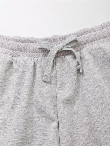 Casual Short Sleeve Top and Shorts Set