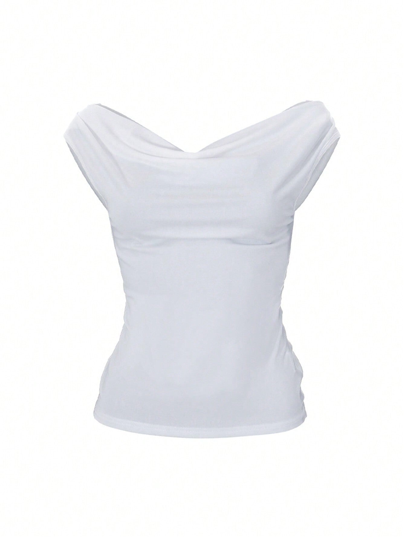 Off Shoulder Backless Slim Top