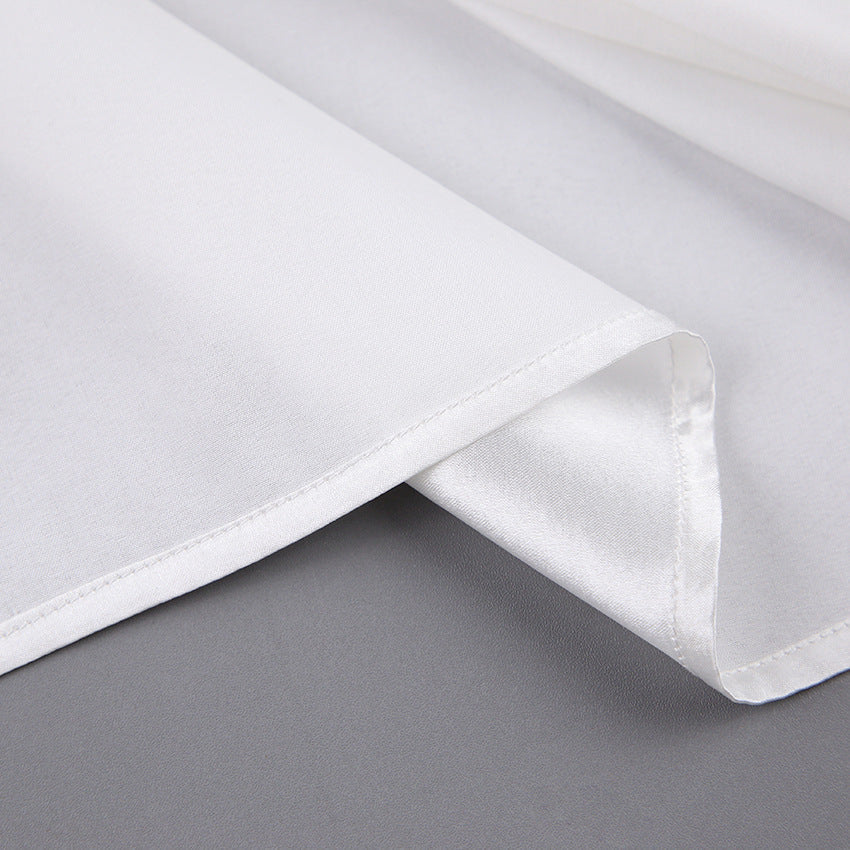 Feather Loose Waist Tie Long Dress