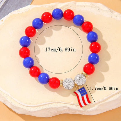 Stylish Star Pendant Love Beaded Bracelet