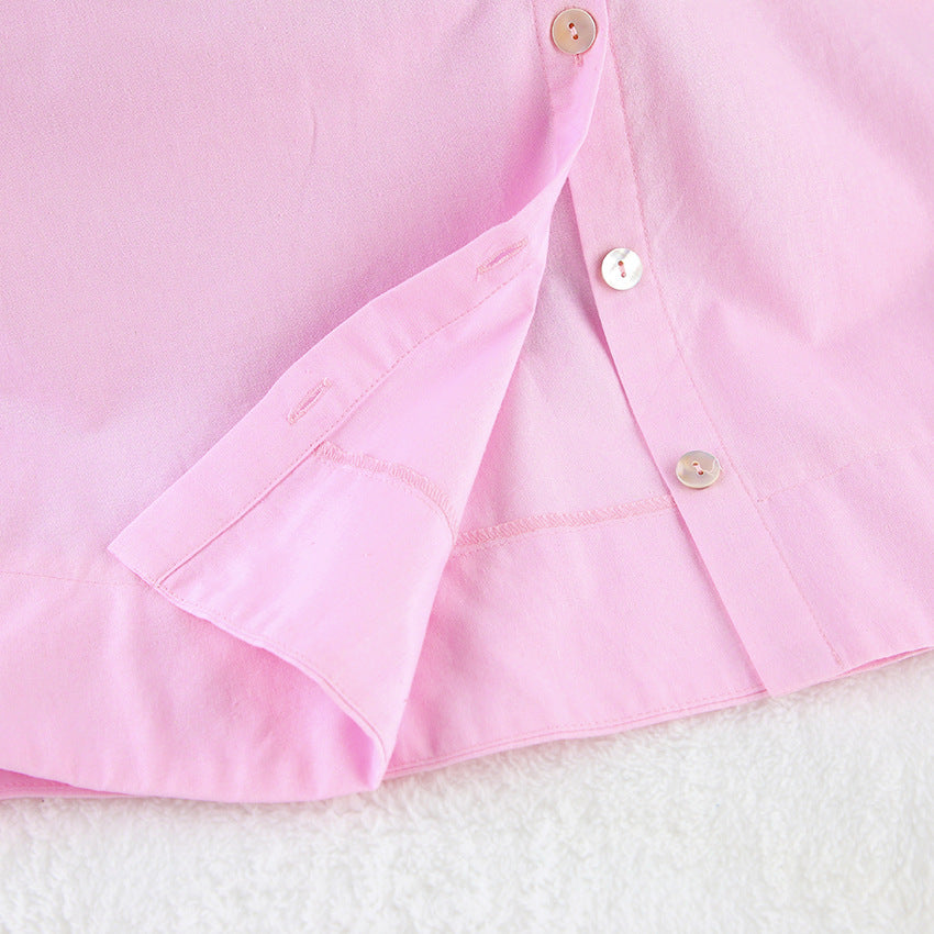 Solid Color Loose Simple Homewear Sets