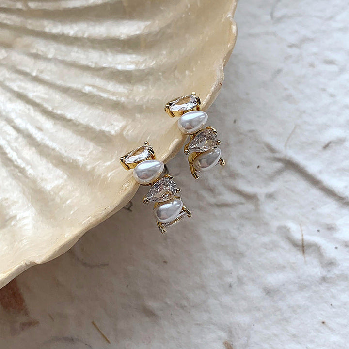 Gold Stud Earrings