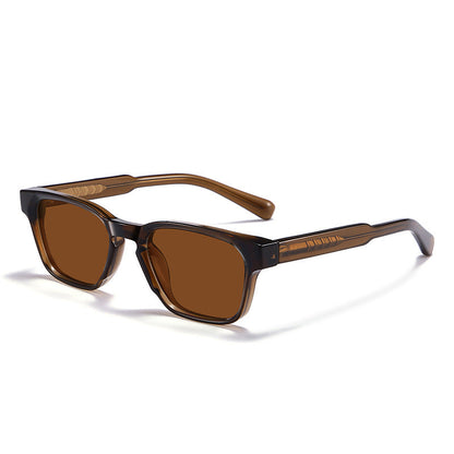 Color Block Frame Polarized Sunglasses