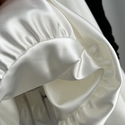 Elegant Pluffy Simple Mini Skirt