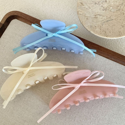 Sweet Bow Ribbon Claw Clip