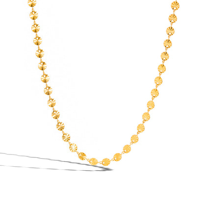 Trendy Gold Plated Choker Necklace