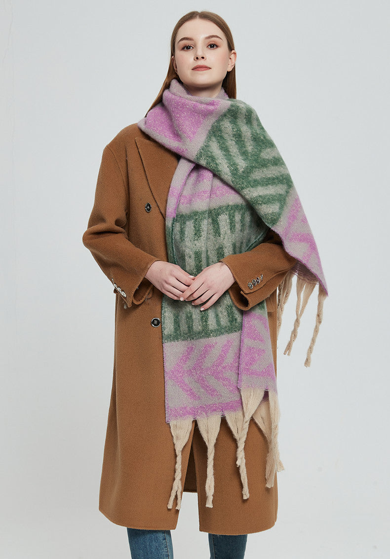 Contrast Color Print Tassel