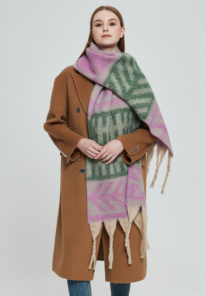 Contrast Color Print Tassel