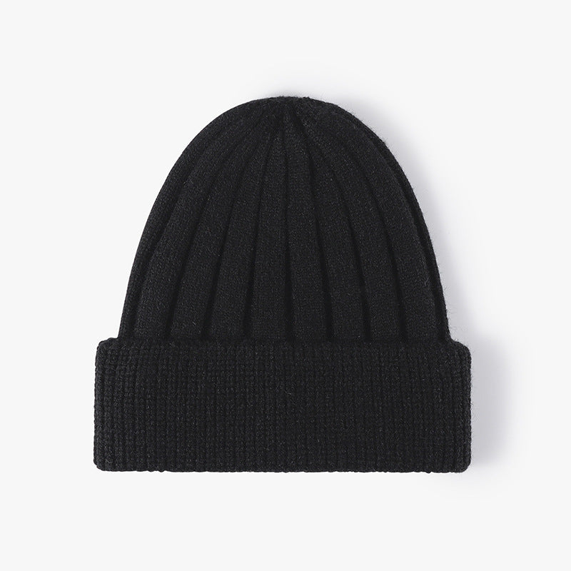 Simple Solid Color Thick Knit Beanie