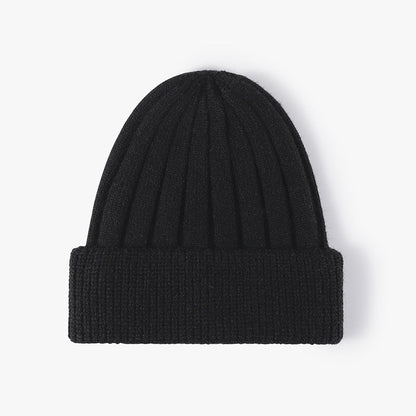 Simple Solid Color Thick Knit Beanie
