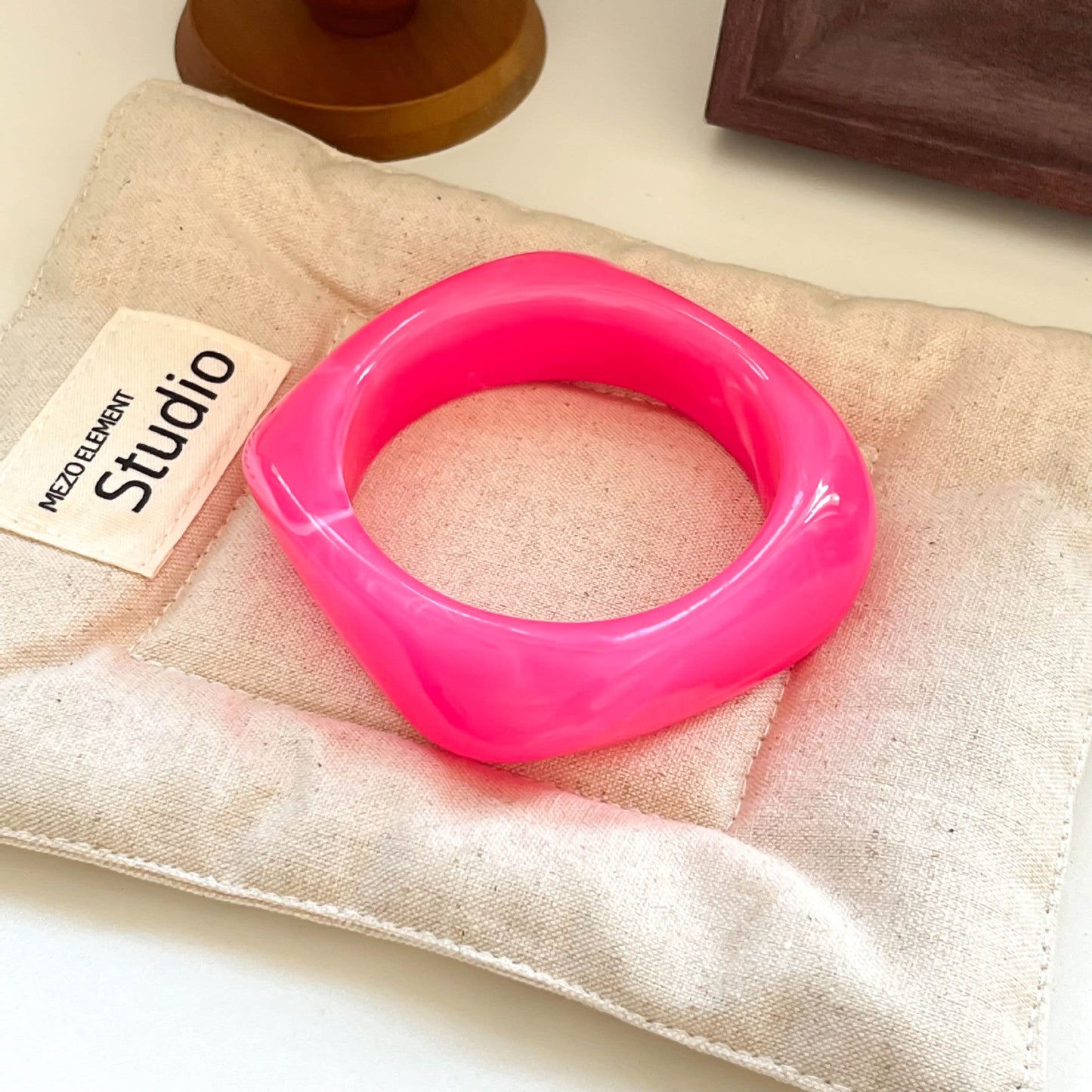 Candy Color Irregular Acrylic Bracelets