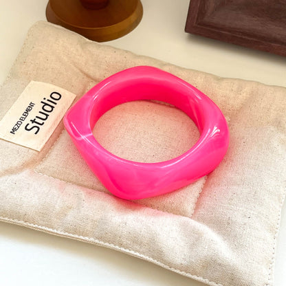 Candy Color Irregular Acrylic Bracelets