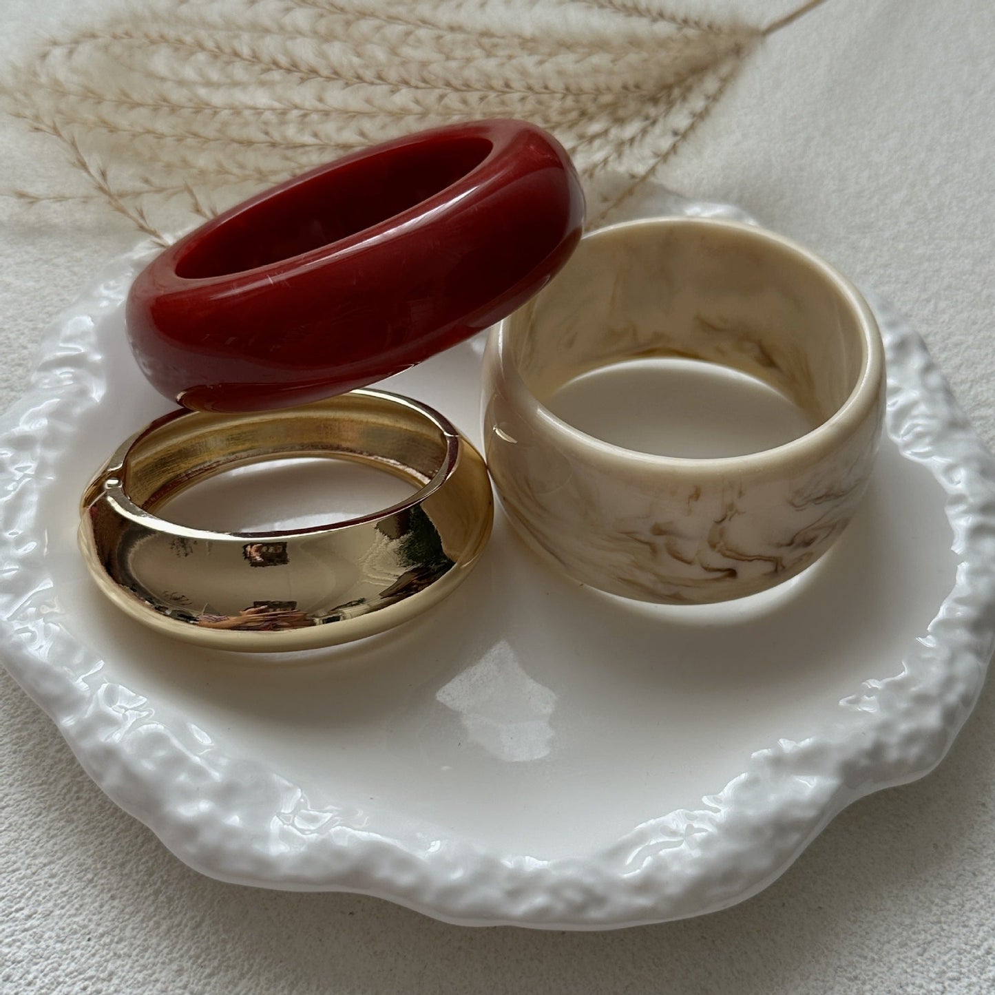 Vintage Punk Geometric Acrylic Bracelets