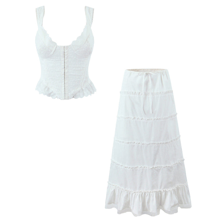 White Skirt Set