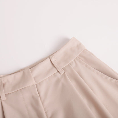 Casual Loose Stright Leg Suit Shorts