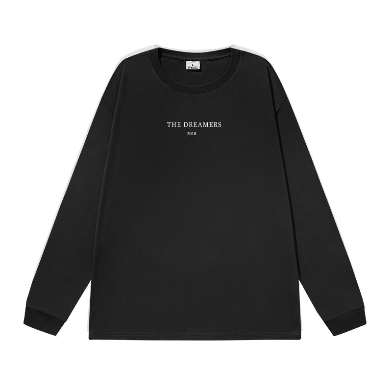 Letter Print Casual Pullover T-Shirt