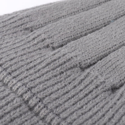 Solid Color Thick Knit Beanie