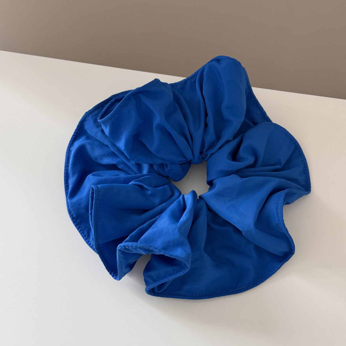 Solid Color Oversized Ruffled Hair Scrunchies