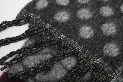 Contrast Color Print Tassel Scarves