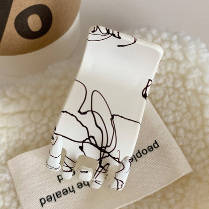 Small Solid Color Claw Clip